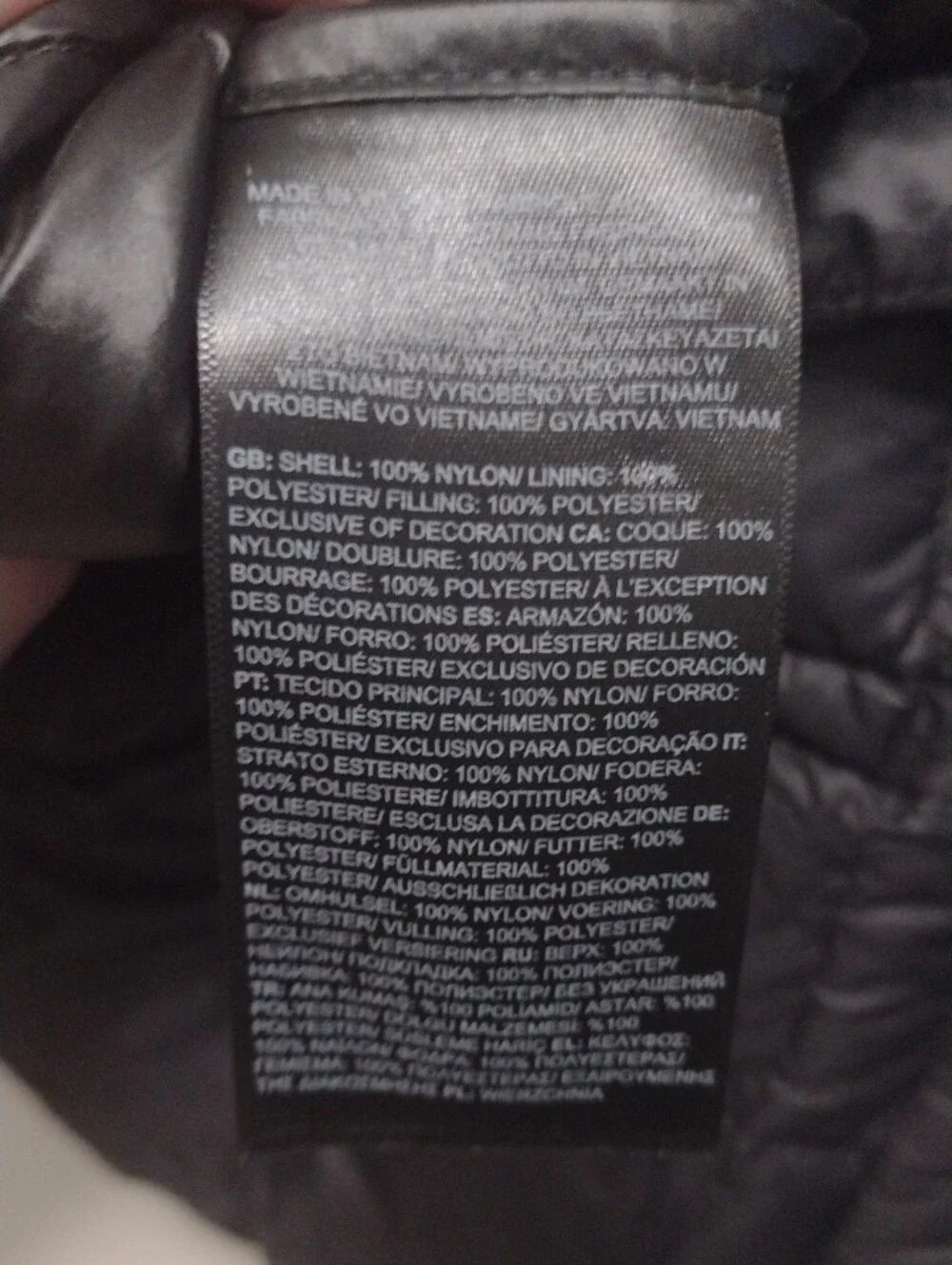 The North Face Men's Black Quilted Puffer Jacket (J1285)
